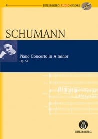 Schumann: Concerto A minor Opus 54 (Study Score + CD) published by Eulenburg